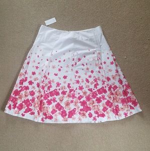 Floral Print Charter Club Skirt (Size 14) New